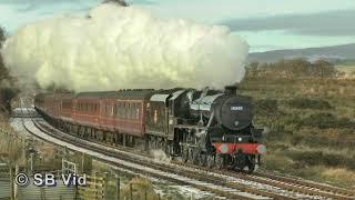 Steam loco 45407 The Lancashire Fusilier ECS Carnforth to York 22 11 2024