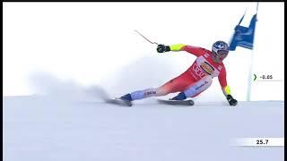 Alpine skiing Super-G, Marco ODERMATT, 2024 01 28 (with subtitles and the text under this video)