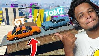 Police Car Stunt Race in GTA 5 !!!