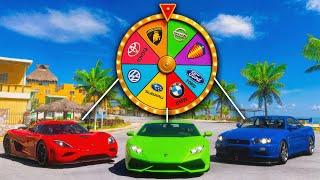 Forza, But The Car Brand Is Randomized...