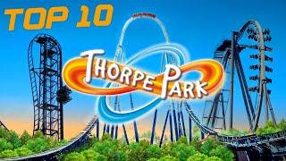 Top 10 THORPE PARK Rides 2024