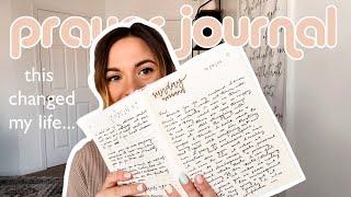 THIS PRAYER JOURNAL METHOD CHANGED MY LIFE  my daily prayer journal routine // Nastasia Grace