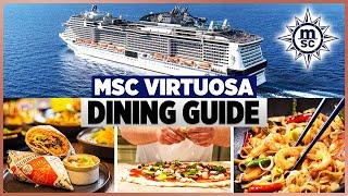 MSC Virtuosa Dining Guide 2024