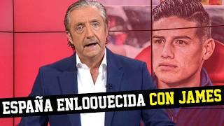 INCREIBLE, James causa FUROR en España. Prensa colombiana lo quiere de vuelta