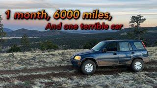 6,000 miles in a car I bought last week!