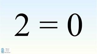 "Prove" 2 = 0 Using Square Roots. Can You Find The Mistake?