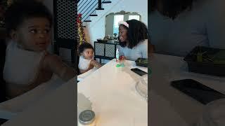 Singing to baby boy and he’d rather watch MRS. RACHEL  #shorts #shortvideo #baby