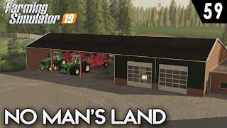 Building A Workshop, Finishing Fall Tillage - No Man's Land #59 - Farming Simulator 19 Timelapse