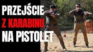 ELEMENT  PRZEJŚCIA  Z KARABINU NA PISTOLET - GROM ACADEMY LASEK