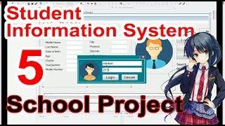 Student Information System Project for Students [Visual Studio & MS Access]