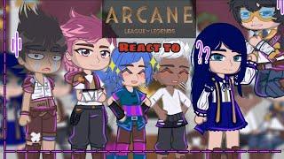 (  ) FULL VERSION |  | Arcane react to Jinx | Arcane | Powder | angst | Starzy Eeech