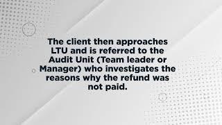 Refund claim process at the Large Taxpayer Unit