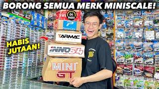 MANA YANG TERBAIK? BORONG SEMUA MERK MINISCALE! MINI GT, TARMAC WORKS, INNO64, PARA65, POSTERCARS!