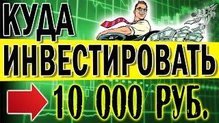 Куда вложить 10000 рублей, чтобы заработать в 2024 году. ТОП-5 инвестиций от 10-100 тысяч рублей