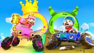 Sharing is Caring - Vroom Vroom Challenge Song | Funny Car Songs | Kids Songs & Nursery Rhymes