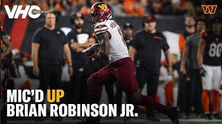 We Here! Brian Robinson Jr. Mic'd Up for MNF | Washington Commanders