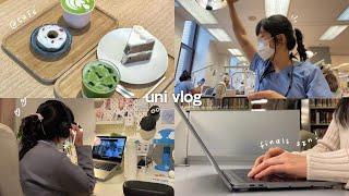 uni vlog  busy finals season, lots of studying, new study spots, life of a dental student