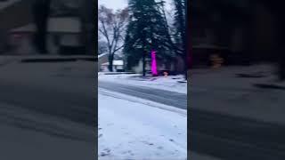 Going to work in slushing snow/rain