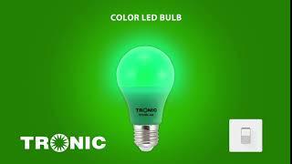 LED Bulb with Red, Blue and Green