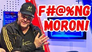 Phil Hellmuth FREAKS Out! $109,400 High Stakes Meltdown!