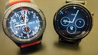 Samsung Gear S3 vs Moto 360 (2nd Gen) 46mm