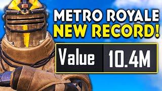 MY NEW LOOT RECORD ON METRO ROYALE!