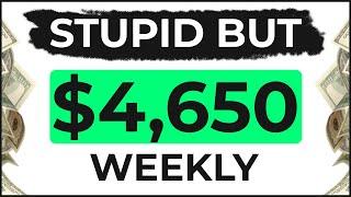 STUPIDLY Easy $4,650/Week Method For Beginners To Make Money Online