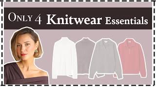 You Only Need 4 Knitwear Pieces to Make Your Wardrobe Work