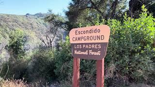 4K HDR | Wagon Caves, Indians Road & Escondido Campground in Los Padres National Forest, California