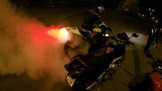 Wheelie Night Ride Prague #3 /Burnout