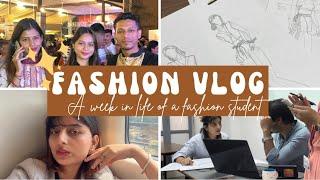 A WEEK IN LIFE OF A FASHION STUDENT🫶 (Jd institute of fashion technology)