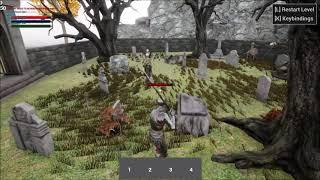 Unreal Engine Project | Basic AI Skeletons, Chasing, Roaming, Attacking, Strafing | Simple Attacks