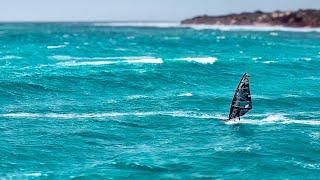 Slalom Windsurfing in Massive 4m Waves 