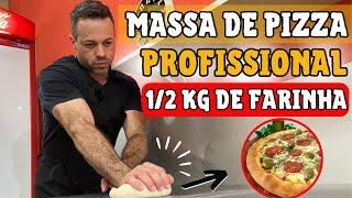 MASSA DE PIZZA PROFISSIONAL 1/2 KG de FARINHA I MASSA DE PIZZA PROFISSIONAL FÁCILI PIZZARIA DELIVERY