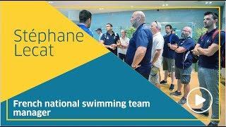 French national swimming team Manager, Stephane Lecat