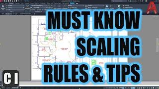 AutoCAD Scaling Best Practices & Tips! - Must-Know AutoCAD Rules