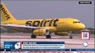 Companhia aérea Spirit Airlines declara falência nos EUA