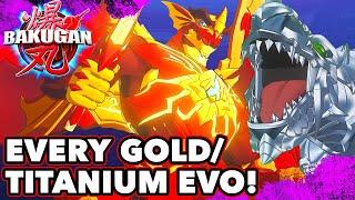 Every Gold and Titanium Evolution in Bakugan! | New Bakugan Cartoon | Compilation