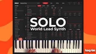 SOLO World Lead Synth Virtual Instrument Plugin AU / VST / AAX Version 2.0