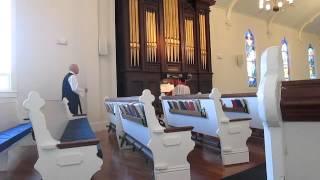 organ music at Tim Sampson's memorial service