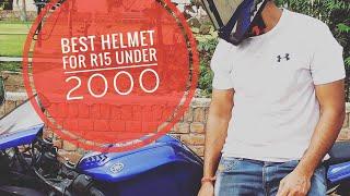 #R15 #v3 BEST budget Helmet for R15 V3| Under 2000 ₹| Jeevan Sharma