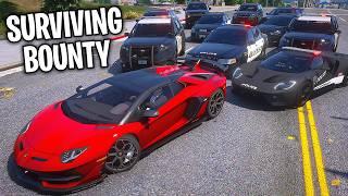 Surviving $100,000 Police Bounty.. GTA 5 RP