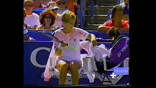 FULL VERSION Seles vs Fernandez 1991 US Open (Italian Language)