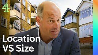 £400k flat vs £1 million house in North London | Location Location Location | Channel 4 Homes