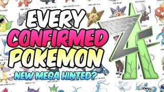 Every Pokemon Confirmed in Pokemon Legends ZA & New MEGA hinted?