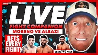 FIGHT COMPANION | UFC EDMONTON | Moreno vs Albazi | LIVE STREAM | #UFCEdmonton