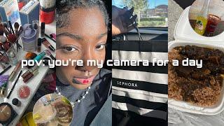 pov: you’re my camera for a day | grwm, sephora sale, running errands + more