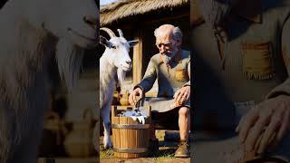 raj.mistir and goat story #AIgoat#AI sparrow#viralvideo #new #aistory