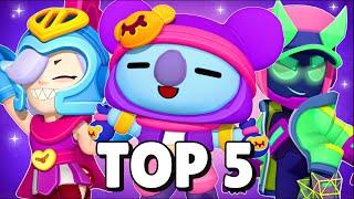 Top 5 Easiest Max Tiers In Brawl Stars (New Meta)