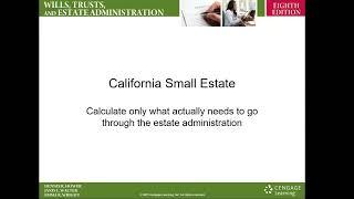 Small Estates in California